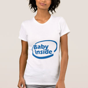T-shirt Bébé à l'intérieur de chemise