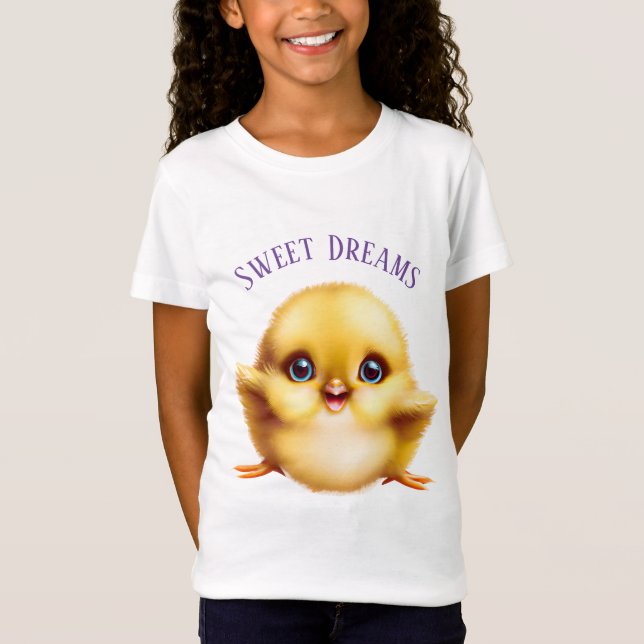 T-Shirt Bébé adorable poussin (Devant)
