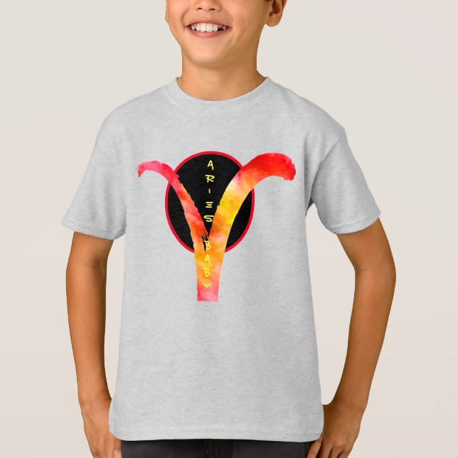 T-shirt bébé Aries (Devant)