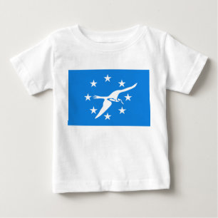 T-shirt bébé avec drapeau de Corpus Christi, U.S.A