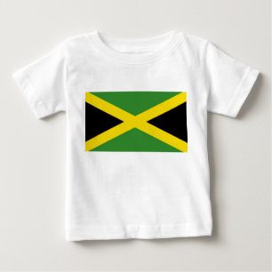 T-shirt bébé avec drapeau de la Jamaïque