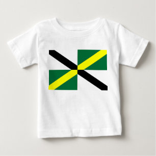 T-shirt bébé avec drapeau de Monterey City, U.S.A.