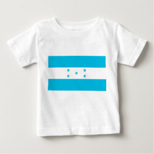 T-shirt bébé avec drapeau du Honduras
