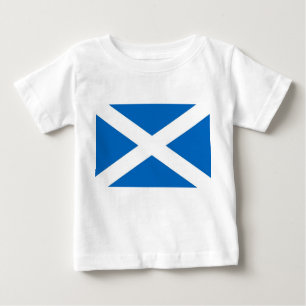 T-shirt bébé avec drapeau écossais