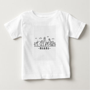 T-shirt bébé avec "Miami"