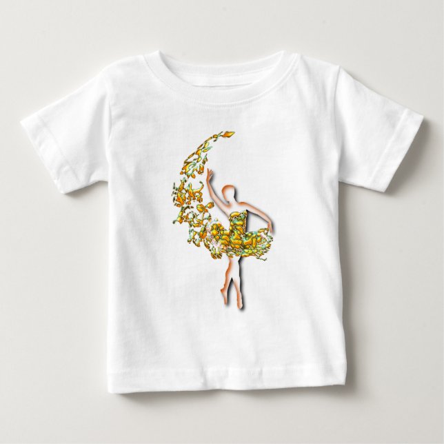 T-Shirt Bébé Ballerine (Devant)