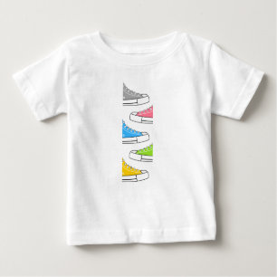 T-shirt bébé Basket décontracté coloré