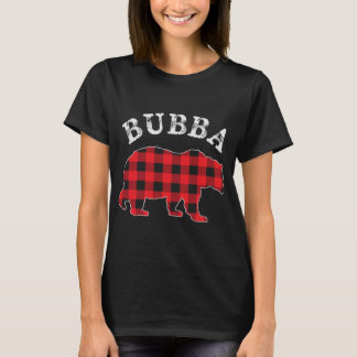 T-shirt BÉBÉ BÉBÉ ROUGE Bison noir Plaid Mama Checkerboa