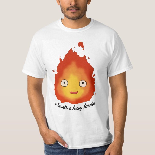 T-shirt Bébé Calcifer art (Devant)