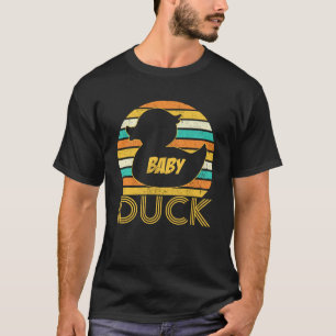 T-shirt Bébé canard en caoutchouc canard jumelant famille 