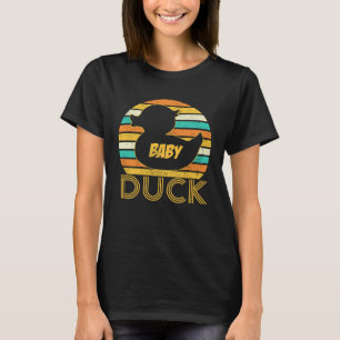 T-shirt Bébé canard en caoutchouc canard jumelant famille