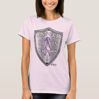 T-shirt Bébé cancerkickinwarriors-Rose - poupée