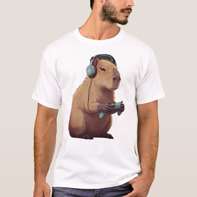 T-shirt bébé capybara (Devant)