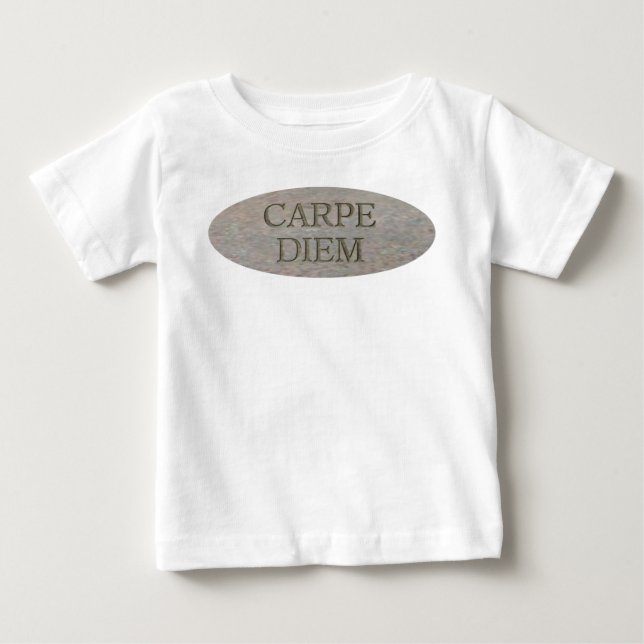 T-shirt bébé Carpe Diem Stone (Devant)