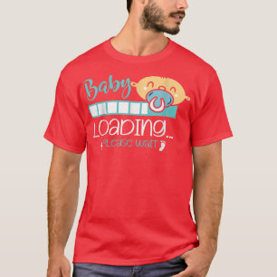 T-shirt Bébé Chargement Veuillez Patienter Genre Révéler B