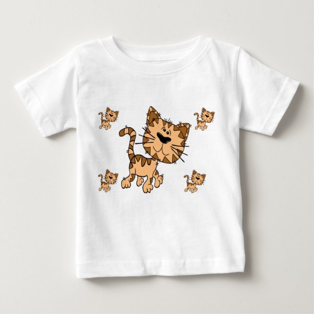 T-shirt bébé chat (Devant)