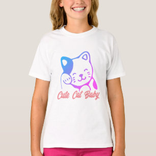 T-shirt Bébé chaton mignon