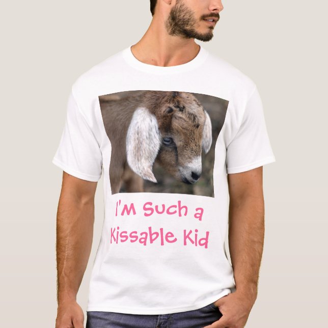 T-shirt bébé-chèvre, je suis un tel enfant de Kissable (Devant)