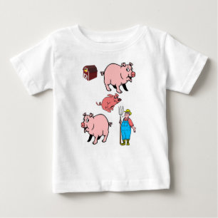 T-shirt bébé cochon