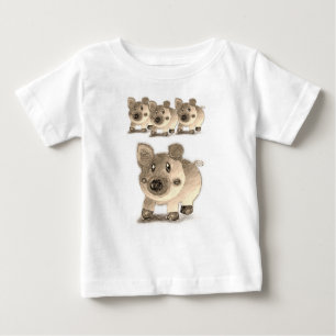 T-shirt bébé cochon