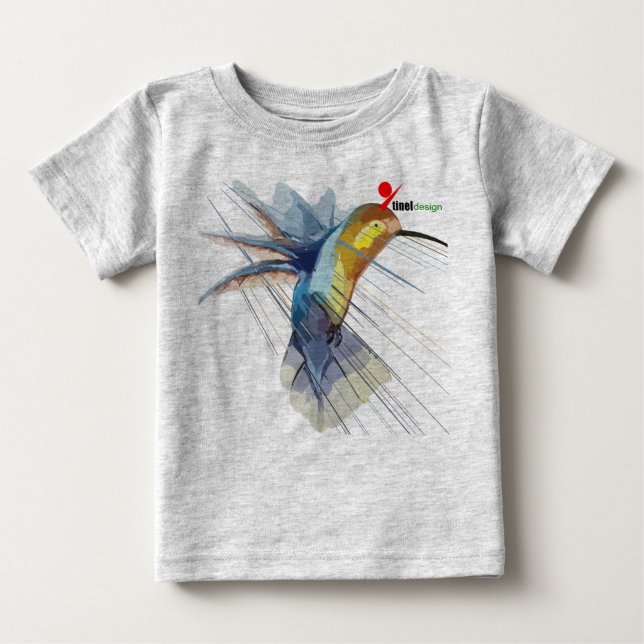T-shirt Bébé colibri mignon (Devant)