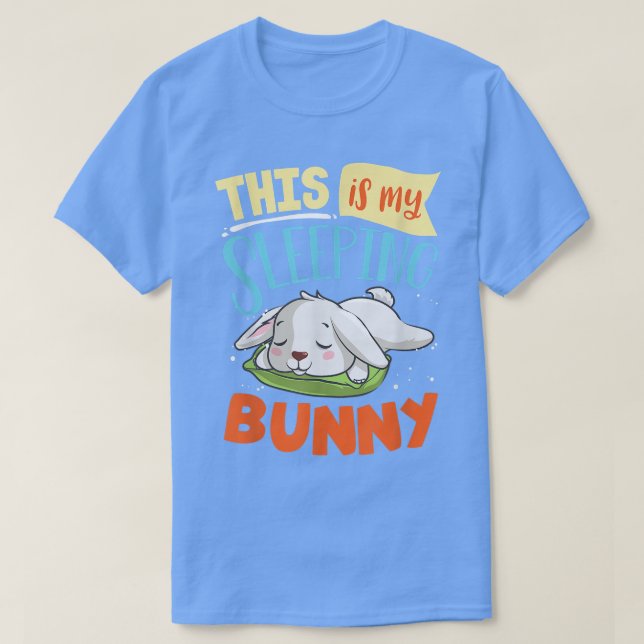 T-shirt Bébé couché mignonne Graphisme Femmes Hommes Enfan (Design devant)