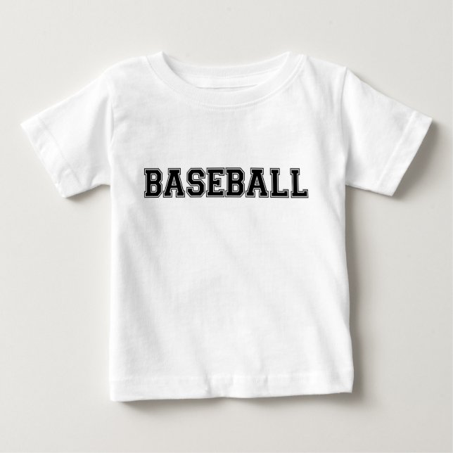 T-shirt bébé de baseball (Devant)
