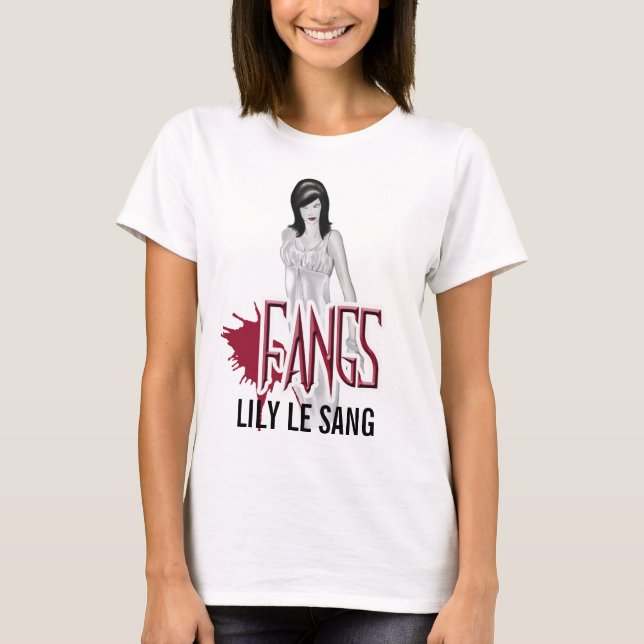 T-shirt Bébé de caractère de FANGS LILY LE SANG - chemise (Devant)
