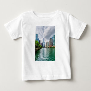 T-shirt bébé de Chicago River