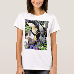 T-shirt Bébé de Cockatiels et de myosotis des marais -