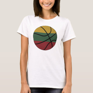 T-shirt Bébé de dames de basket-ball de la Lithuanie -