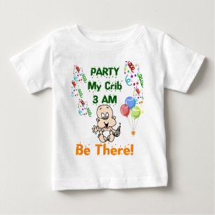 T-shirt bébé de fête amusante