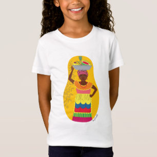 T-Shirt Bébé de filles de Palenquera Matryoshka - poupé