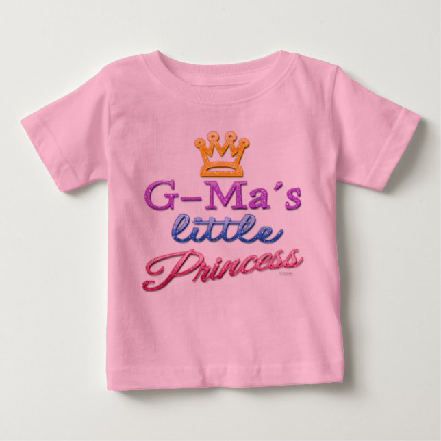 T-shirt bébé de la petite princesse G-Ma (Devant)