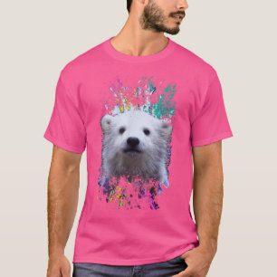 T-shirt Bébé de l'ours polaire coloré