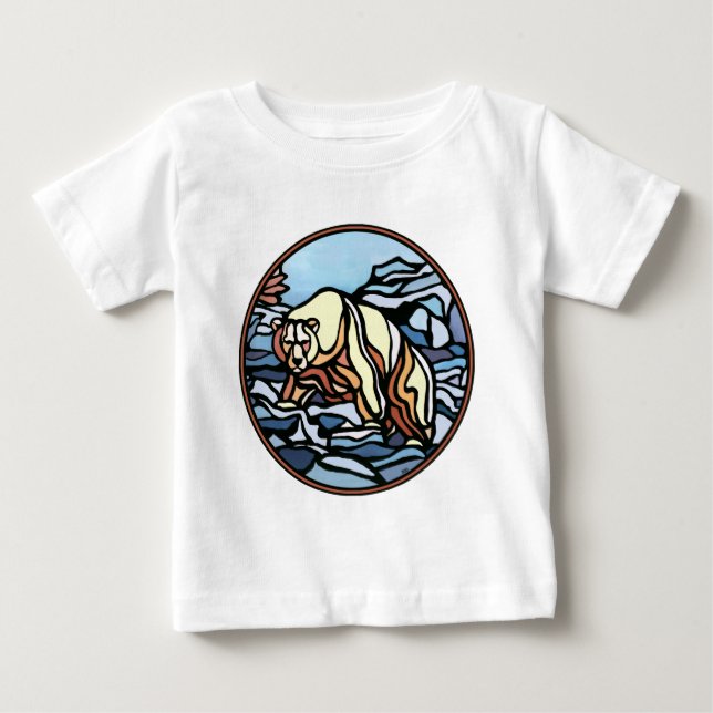 T-shirt Bébé de tribu Ours Polar Ours Baby Chemise (Devant)