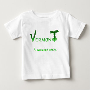 T-shirt bébé doux du Vermont