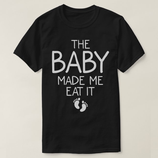 T-shirt Bébé Drôle M'A Fait Manger Il Cadeau Cute Nourritu (Design devant)