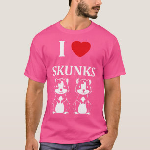 T-shirt Bébé drôle Skunk Simple enfant mignonne Petit J'ai