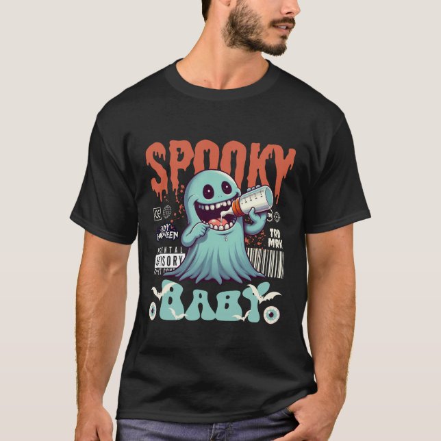 T-shirt bébé éffrayant (Devant)
