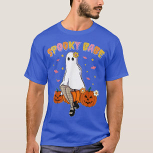 T-shirt Bébé Éffrayant esthétique Halloween Fantôme Fille