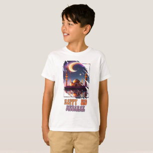 T-shirt bébé eid al-fitr moubarak pour vêtements de mosqué