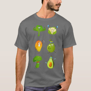 T-shirt Bébé épinards bio épinards et kale végétarien V