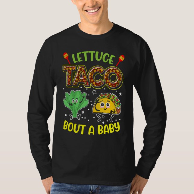 T-shirt Bébé Faire-part laitue Taco Bout A Baby 2 (Devant)