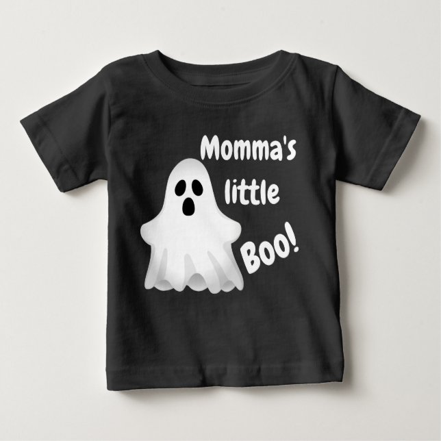 T-shirt bébé fantôme de la petite maman (Devant)