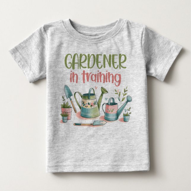 T-shirt bébé - Gardener en formation (Devant)