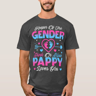 T-shirt Bébé Genre Révéler Douche Rose Ou Bleu Aimants Pap