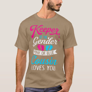 T-shirt Bébé Genre Révéler Douche Rose Ou Bleu Cousin Amou