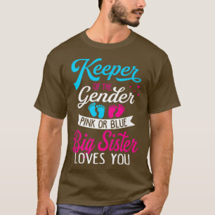 T-shirt Bébé Genre Révéler Douche Rose Ou Bleu Grande Soeu