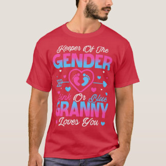 T-shirt Bébé Genre Révéler Douche Rose Ou Bleu Granny Amou